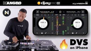 DJing with an iPhone!   DJ ANGELO x djay Pro