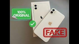 Как отличить оригинал от подделки IPhone.