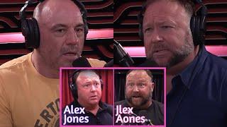 Joe Rogan and Alex Jones REACT to 'Alex Jones Meets Jlex Aones'