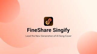 Fineshare Singify - Free AI Song Cover Generator Made for Music Lovers