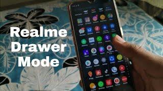 Enable Realme App Drawer Mode