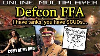 Defcon FFA - Tank General - Pro Rules | C&C Generals Zero Hour | No Commentary