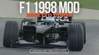 Assetto Corsa F1 1998 Mod - Mika Salo’s Incredible First Lap at Austria | Arrows A19