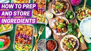 MY MEAL PREP ROUTINE + FOOD STORAGE TIPS | How to Store Ingredients for Meal Prep