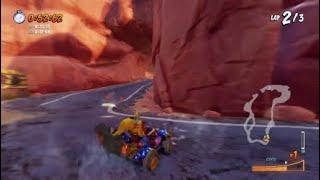 CTR Nitro Fueled. Oxide's Time Trial [Dingo Canyon]