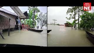 Assam: Floods inundate Dibru-Saikhowa national park, Laika Dadhiya village in Dibrugarh