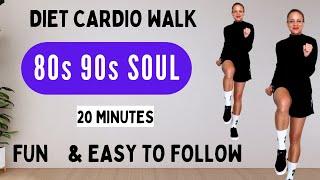 20 min Step to the Beat Indoor Walking Workout  Soul R&B 2500-3000 Steps - Aerobics for Beginners