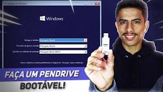 Como criar um PENDRIVE BOOTÁVEL | Atualizado!