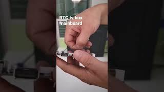 RTC tv box with time display android 12 allwinnerH618 tv box support screen rotation