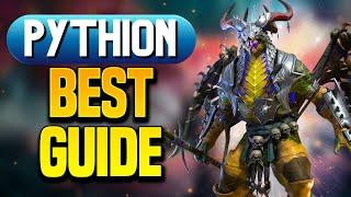 PYTHION | BEST PVE & PVP BUILDS for THIS SUPPORT MONSTER!