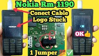 Nokia rm-1190 charging Conect han on logo problem | Nokia 150 phone on charging not show