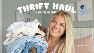 Try On Thrift Haul (Changing My Style)