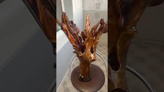 В гармонии.Факел.капа-корень #woodwork #декор #лес #wooddesign