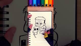 ¿Puedes dibujar un CHICKEN JOCKEY PERFECTO en Minecraft en minutos? #dibujo #arte