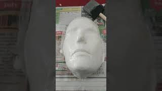 Prepping the Face Cast