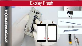 How to replace  digitizer (sensor)  Explay Fresh, Tutorial