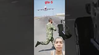 Iranian Army Truck Accidently Came During Airplane Landing | Grand Theft Auto V #shorts​ #plane​