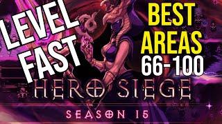 GET TO 100 FAST | Hero Siege Leveling Guide | Season 15