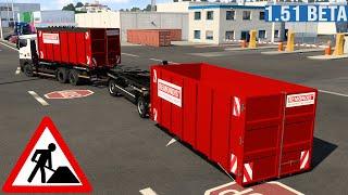 ETS2 1.51 BETA  Abrollcontainer - Hooklift for Seb Swap Body