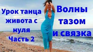 Восточные танцы с НУЛЯ Часть 2 | ВОЛНЫ | Bellydance base | Waves | Red sea class