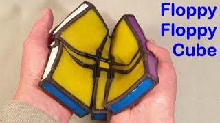 Tony Fisher's Floppy Floppy Cube (Rubik's Cube type custom made puzzle / mod / transformation)