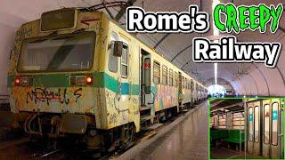 ⁴ᴷ⁶⁰ Rome's Creepy Railway - Exploring in 2025
