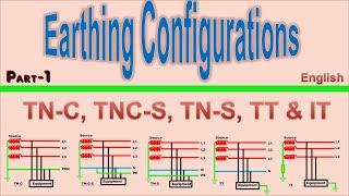 51. Earthing Configurations [Part-1]:- TN-C, TN-C-S, TN-S, TT & IT -  (English)