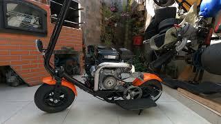 Walk Machine 210cc Laranja, Escape Personalizado que foi para Canoas Rio Grande do Sul