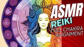 "Full body Chakra Alignment & Activation: ASMR Cord Cutting, Reiki Plucking & Selenite Protection"