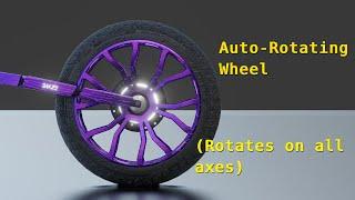 Rig wheels with Auto-Rotation on all axes | Blender 3.0