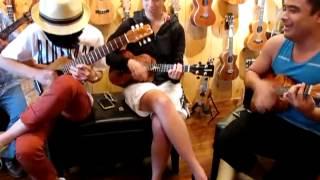 Canon_in_D - Sungha Jung, Brittni Paiva, Kalei Gamiao UKULELE JAM