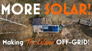 FREE ENERGY! Adding more panels to our HUGE DIY solar system!