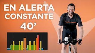 Clase completa ciclo indoor máximas calorías máxima diversión en 40 minutos