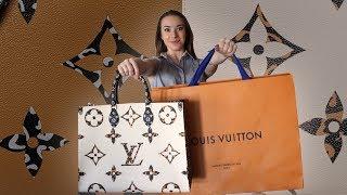 IT'S HOW BIG?! Louis Vuitton Jungle Collection Onthego Tote Review