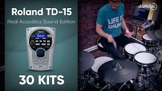 Roland TD-15 Real Acoustics Sound Edition: Custom sounds by drum-tec