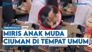 Miris Tanpa Malu Anak Muda Ciuman di Tempat Umum