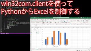 win32com.client(pywin32)を使ってPythonからExcelを制御する