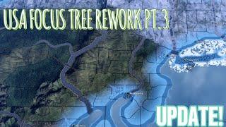 HOI4 The USA focus tree rework pt.3 Update! "the extended timeline mod 1444-2024"