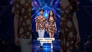 From Dance to Style: Korean Couple’s Magical Outfit Transformations  #Shorts