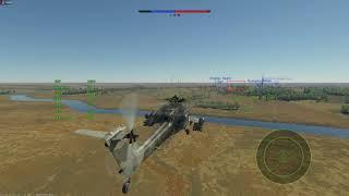 МИ-28Н в War Thunder. Танковые реалистичные бои. 2К видео.