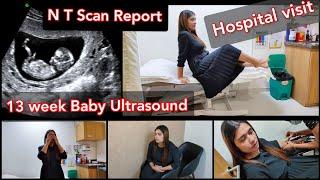 My NT Scan Report ultrasound at 13 weeks || NT scan report #pregnancy #ntscanreport #ntscan