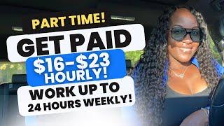  WORK PART TIME FROM HOME! $16-$23 HOURLY PART TIME WORK FROM HOME JOBS 2024