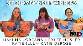 Disney Lorcana Set Championship Winners! | Let's Talk Lorcana #36