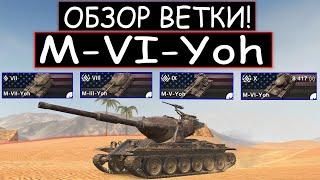 СТОИТ ЛИ КАЧАТЬ ВЕТКУ M-VI-Yoh И ЧТО ВАС ЖДЕТ НА ПУТИ К НЕМУ в WOT BLITZ