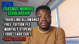 Applications Now Open For Fully Funded Erasmus Mundus Scholarship 2023 | How To Apply