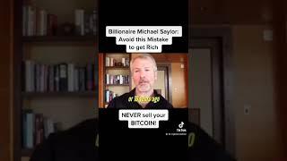 Think long-term to get rich! #bitcoin #cryptoeducation #michaelsaylor #billionaireadvice #shorts