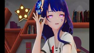 【Genshin Impact MMD／4K／60FPS】Raiden Ei 「Vertical ver」【HOT PINK】