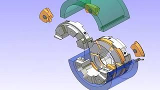 3D animation Of Thrust Bearing Kingsburry