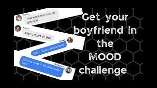 get your boyfriend in the mood challenge | Haikyuu text story | boyfriend challenge