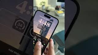 Customise Lock Screen Battery Widget  #SHORTS